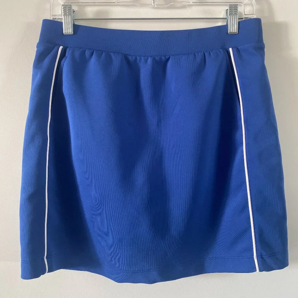 Fairway & Greene Womens Royal Blue Athletic Golf Tennis Skort Size S‎ Piping